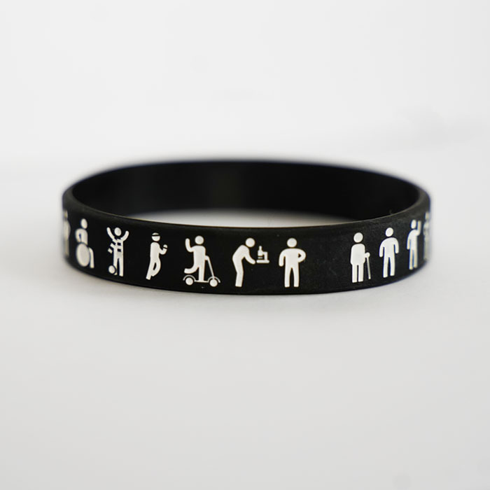 Mens silicone clearance wristbands